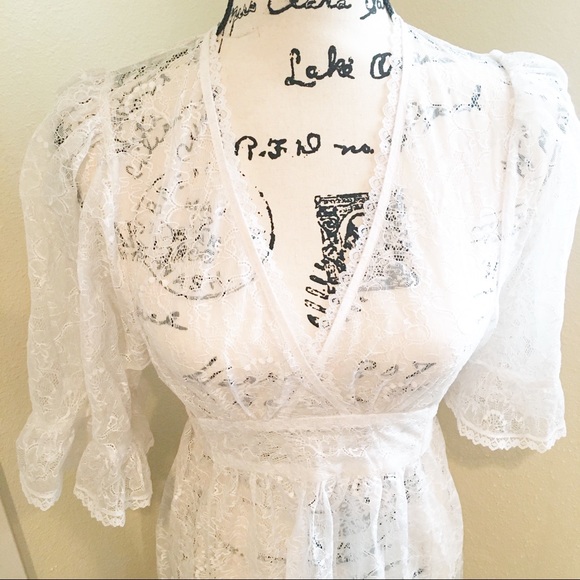 Betsey Johnson Dresses & Skirts - Betsy Johnson New York - White Lace Dress